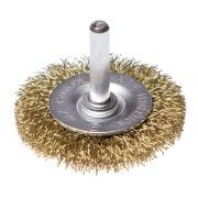 Щетка-крацовка для дрели со шпилькой дисковая 50мм
