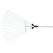 Грабли раздвижные веерные 15-ти зубые, оцинкованные