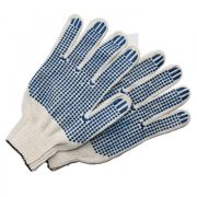 Перчатки ХБ 10 класс вязки, 4-х нитка, с ПВХ, белые(шт.)