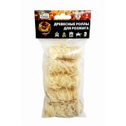 Роллы д/розжига 5шт/уп,(древес. стружка+парафин+сера) Image