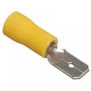 Наконечник плоский Изолированный (папа) РпИп 6-250 желт.