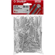 Дюбель-хомут для плоского кабеля,  8 мм, бел. упак( 100шт)